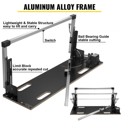 VEVOR Piepschuimsnijders Schuimsnijder piepschuim Snijder Piepschuimsnijder Thermozaag Maximale Snijlengte 112 Cm