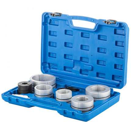 VEVOR hydraulische uitlaatpijpexpander maat 1-5/8" tot 4-1/4", 10T pedaalpomp inbegrepen met 4 matrijzen, 2 opbergkoffers voor koperen aluminium pijpen in autoreparatie