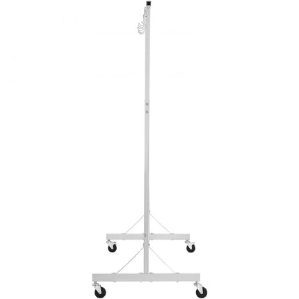 VEVOR verfstandaard autolakstandaard 8 haken verfdrogen verstelbaar wit