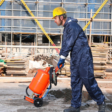 VEVOR Mobiel zandstraalapparaat 18,92 l Zandstraalsysteem 243,84 cm Werkslang Zandstraalapparaat 60-110 PSI Werkdruk Ideaal voor het verwijderen van roest, verf, vlekken en het polijsten van grote oppervlakken