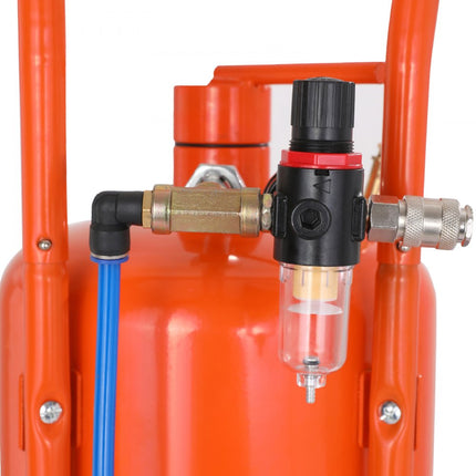 VEVOR Mobiel zandstraalapparaat 18,92 l Zandstraalsysteem 243,84 cm Werkslang Zandstraalapparaat 60-110 PSI Werkdruk Ideaal voor het verwijderen van roest, verf, vlekken en het polijsten van grote oppervlakken