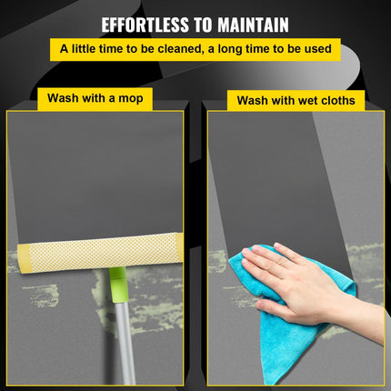 VEVOR PVC Vloeren 2 m x 1,2 m Tapijt Vloeren PVC 5,2 kg PVC Vloerbedekking Gemaakt van PVC-vinyl Perfect voor Gebruik in Reisgezelschappen Professionele Dansstudio's Thuisstudio's en Sportscholen enz