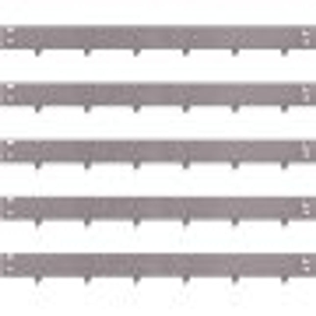 VEVOR Tuinrand Bruine Hek Gazonrand 7,6x99 cm Metalen Gazonrand Gemaakt van Gepoedercoat Gegalvaniseerd Staal met Buigbare Randen en Tipontwerp Ideaal voor Tuinen Paden Gazons en Binnenplaatsen enz