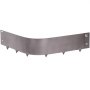 VEVOR Tuinrand Bruine Hek Gazonrand 7,6x99 cm Metalen Gazonrand Gemaakt van Gepoedercoat Gegalvaniseerd Staal met Buigbare Randen en Tipontwerp Ideaal voor Tuinen Paden Gazons en Binnenplaatsen enz