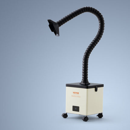 VEVOR soldeerdampafzuiging 100W lasrookafzuiger 240 m³/h mini desktop soldeerdampafzuiging 5800rpm 3-traps filter-soldeerdampafzuiging voor soldeerstationlaswerkzaamheden