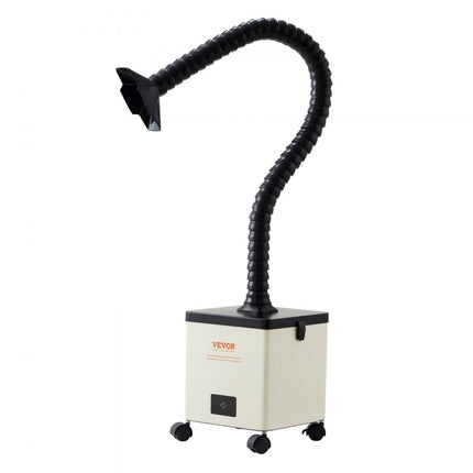 VEVOR soldeerdampafzuiging 100W lasrookafzuiger 240 m³/h mini desktop soldeerdampafzuiging 5800rpm 3-traps filter-soldeerdampafzuiging voor soldeerstationlaswerkzaamheden