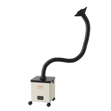 VEVOR soldeerdampafzuiging 100W lasrookafzuiger 240 m³/h mini desktop soldeerdampafzuiging 5800rpm 3-traps filter-soldeerdampafzuiging voor soldeerstationlaswerkzaamheden