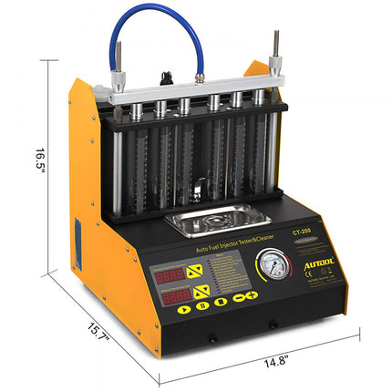 Injectorreiniger tester Ultrasone benzine injectorreiniger 6 cilinder tester
