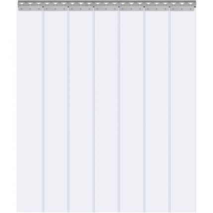 VEVOR strokengordijn PVC deurgordijn 42" x 84" koelkast met vriesvak doorzichtig plastic