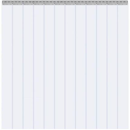 VEVOR 183x244cm strokengordijnlamellen PVC transparant 2mm dik