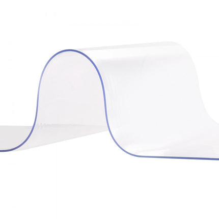 VEVOR 244x244cm strokengordijnlamellen PVC transparant, 16 stuks