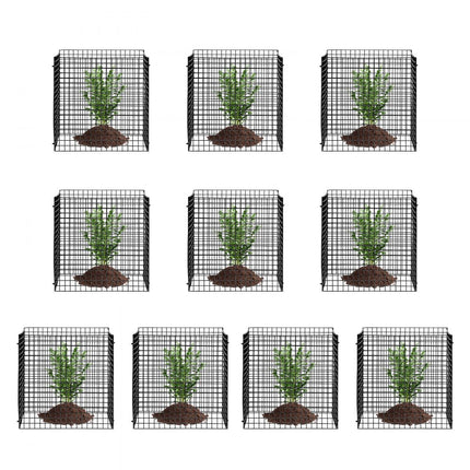 VEVOR plantenbescherming tegen dieren 305x305x305mm plantenkooi voor groenten set van 10