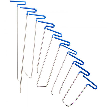 VEVOR Bar Dent Removal Kit, 20 stuks Verveloze Dent Repair Bars, RVS Dent Bars, Whale Tail Dent Repair Tools, Professioneel Hagel Dent Removal Tool