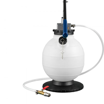 VEVOR Versnellingsbak Oliewisselaar 7,5L Remvloeistofwisselaar 31,24 cmx27,94 cmx43,94 cm Pneumatische Oliepomp van Koper en Plastic met 15 Meest Voorkomende Adapters Geschikt voor de Meeste Auto's