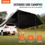 VEVOR luifel caravan 3x2,1m zonnekap camper UV50+ UV-bescherming luifel 190T polyester stof luifel PU2000mm waterdicht incl. draagbare tas Ideaal voor kamperen familiereünies