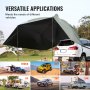 VEVOR luifel caravan 3x2,1m zonnekap camper UV50+ UV-bescherming luifel 190T polyester stof luifel PU2000mm waterdicht incl. draagbare tas Ideaal voor kamperen familiereünies