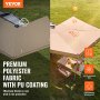 VEVOR voortent caravan 270°x2,5m zonnekap camper UV50+ UV bescherming luifel 280-G polyester stof luifel PU3000mm waterdicht incl. PVC tas Ideaal voor kamperen familiereünies