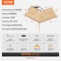 VEVOR voortent caravan 270°x2,5m zonnekap camper UV50+ UV bescherming luifel 280-G polyester stof luifel PU3000mm waterdicht incl. PVC tas Ideaal voor kamperen familiereünies