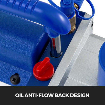 VEVOR Vacuümpomp Vacuumpomp Airco Vacuumpomp 2.5 Cfm Vacuümpomp Vacuümpomp Eentraps airconditioning 1/4 Hp Hvac