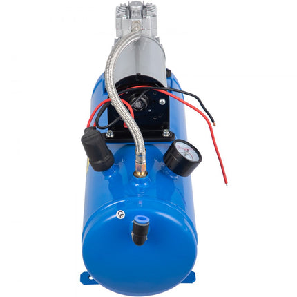 150 PSI DC 12V luchtcompressor met 6 liter tank voor Train Horns Camperbanden