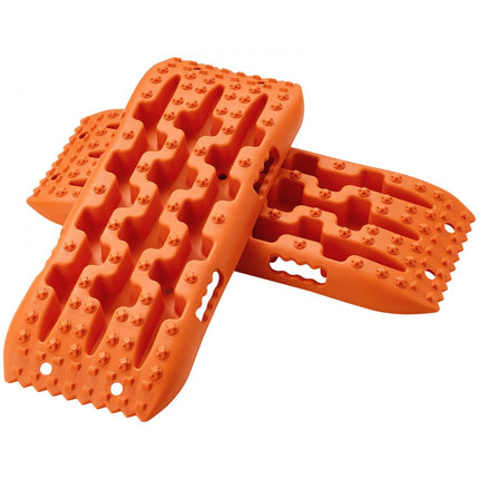 VEVOR 2 stuks tractieborden tractietape PP modder sneeuw zand kort oranje