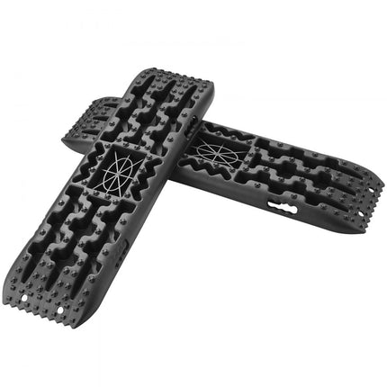 VEVOR 2 stuks tractieborden tractietape PP modder sneeuw zand lang zwart