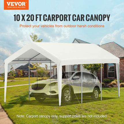 VEVOR Carports vervangend dak Pe vervangend zeildoek paviljoendak autotent partytent tuintent 3x6m