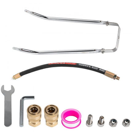 VEVOR Hogedrukreiniger Terrasreiniger, Dia.40 cm Roterende Oppervlaktereiniger, Rvs Max. 99