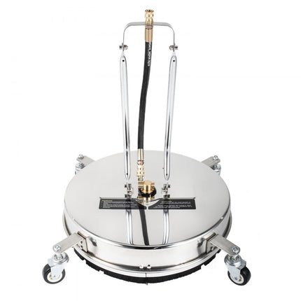 VEVOR Hogedrukreiniger Terrasreiniger Dia.45 cm Roterende Oppervlaktereiniger 4000 Psi Hogedrukreiniger Stoom 304 Rvs Hoge Druk Wasmachine voor Vlekken