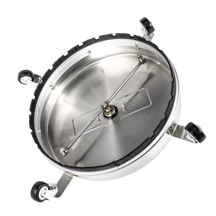 VEVOR Hogedrukreiniger Terrasreiniger Dia.45 cm Roterende Oppervlaktereiniger 4000 Psi Hogedrukreiniger Stoom 304 Rvs Hoge Druk Wasmachine voor Vlekken