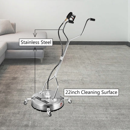 Vevor Oppervlaktereiniger Hogedrukreiniger Vlakke Oppervlaktereiniger 22 "4000psi Roterend 3/8 Qc