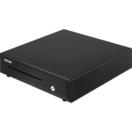 VEVOR Kassalade, 16 inch 12 V Kassa Inzetbak, Register Invoegen Lade voor POS-systeem met 5 Bill 8 Coin, Verwijderbaar Muntvak en 2 Sleutels, RJ11/RJ12-kabel voor Supermarkt Bar Coffeeshop Restaurant