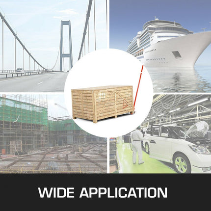 VEVOR hefboom met rollen 150 cm handgreeplengte hefboom wielen max. draagvermogen tot 3 ton hefwerktuig van koolstofstaal hefhulp ideaal voor metallurgie automobieltechniek machinebouw