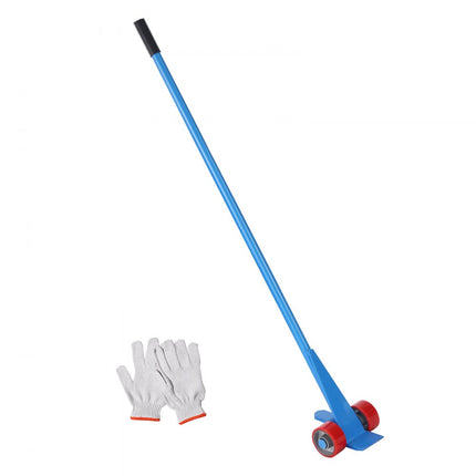 VEVOR koevoeten met wielen 152,4 cm palletbreker 4 ton laadvermogen Koevoeten Q235 koolstofstaal sloop- en koevoet lattenlift incl. handschoenen