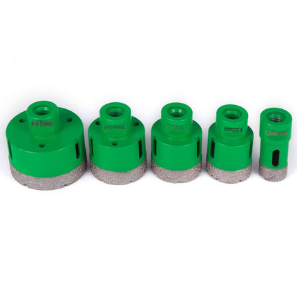 VEVOR Gatenzaagset 5PCS Diamant Gatzaag 22-65mm M14 & Zaagblad puntnauwkeurig Vacuümgesoldeerd professioneel