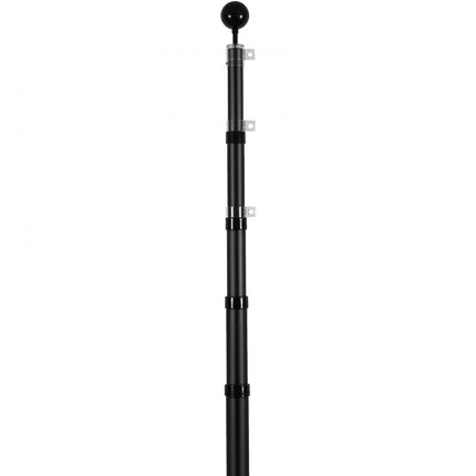 VEVOR Vlaggenmast Aluminium Telescopisch 7,3 m Vlaggenmast Duitsland Vlaggenmast