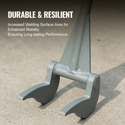 VEVOR palletbreker 137,2cm lamellenheffer 907kg draagvermogen koevoeten Q235 koolstofstaal sloop- & koevoet incl. handschoenen Pallet Buster universele constructie