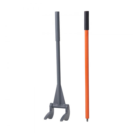 VEVOR palletbreker 137,2cm lamellenheffer 907kg draagvermogen koevoeten Q235 koolstofstaal sloop- & koevoet incl. handschoenen Pallet Buster universele constructie