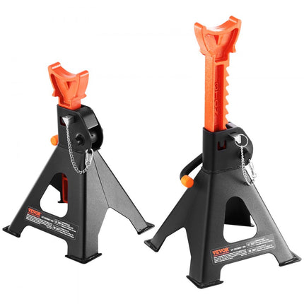 VEVOR Krikstandaards 3T 2 stuks Wagonstandaard Werkplaatsstandaard 275-415mm Hoogte Verstelbare Krikstandaard 190x180x275mm Werkplaatsstandaard SUV's Pickups Auto's