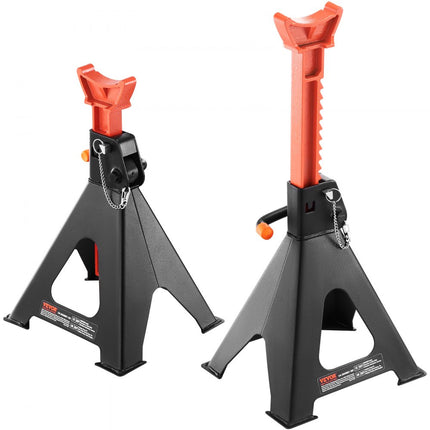 VEVOR Jack Stands Jack Stands 6T Wagon Stand Workshop Stand 360-585mm In hoogte verstelbare Jack Stand 260x230x360mm Workshop Stand voor SUV, Pickup, Auto, UTV, ATV etc.