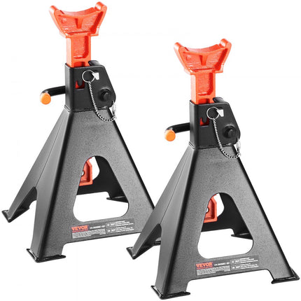 VEVOR Jack Stands Jack Stands 6T Wagon Stand Workshop Stand 360-585mm In hoogte verstelbare Jack Stand 260x230x360mm Workshop Stand voor SUV, Pickup, Auto, UTV, ATV etc.