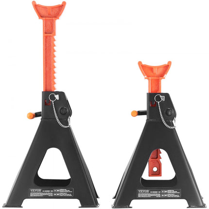 VEVOR Jack Stands Jack Stands 6T Wagon Stand Workshop Stand 360-585mm In hoogte verstelbare Jack Stand 260x230x360mm Workshop Stand voor SUV, Pickup, Auto, UTV, ATV etc.