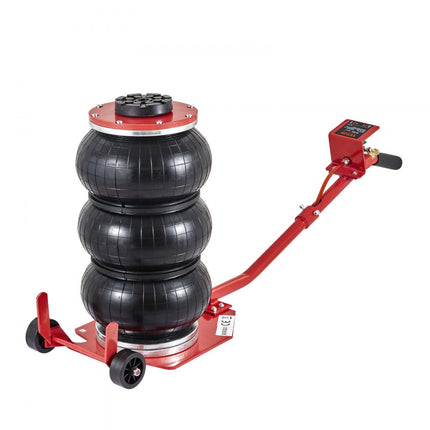 VEVOR Pneumatische Jack Triple Bag Air Jack 3T, Triple Bag Air Jack 140-450 mm Hefhoogte Bag Air Jack, 5 minuten Lift Air Jack Jack Arbeidsbesparend voor SUV, vrachtwagen, auto, enz.