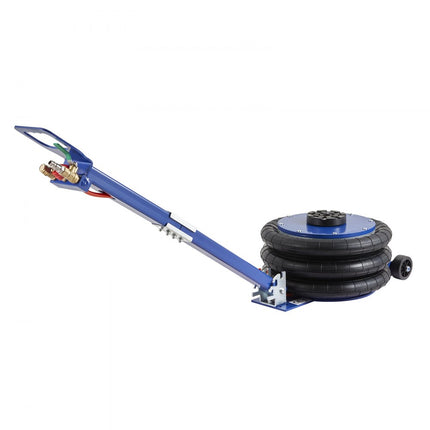 VEVOR pneumatische krik Triple Bag Air Jack 5T, Triple Bag Air Jack 140-470 mm hefhoogte Bag Air Jack, 5 minuten Lift Air Jack Jack verstelbaar rood