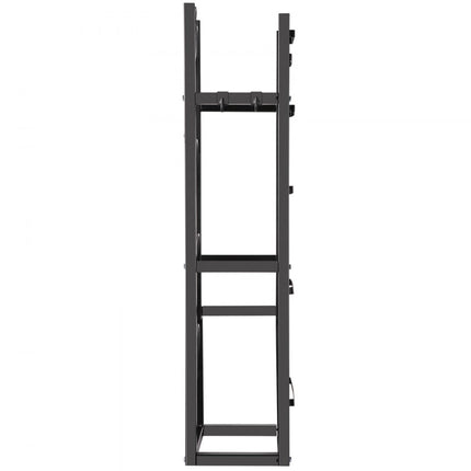 VEVOR flessentankstandaard 1 x 22,68 kg en 2 x 13,61 kg, flessentankstandaard gemaakt van duurzaam staal materiaal corrosie- en roestbestendig flessentankrek voor 6 personen, vloerstaand flessenrek zwart