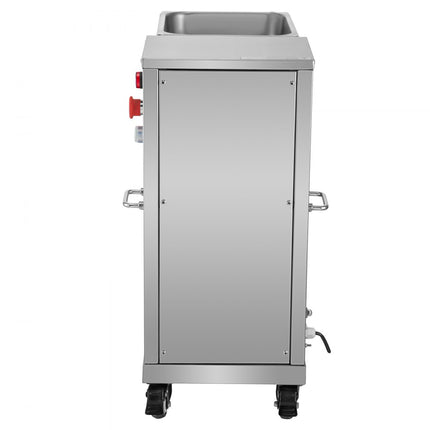 VEVOR Snijmachine Vlees Elektrische Vlees en Groentesnijmachine Roestvrij Staal Elektrische vleessnijder Commerciële 750 W Automatische Vleessnijder