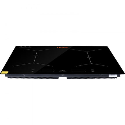 VEVOR inductiekookplaat inductiekookplaat 6800 W, 4 platen inductiekookplaat touchscreen 9 verwarmingsniveaus, ingebouwde inductiekookplaat, automatische uitschakeling en kinderslot