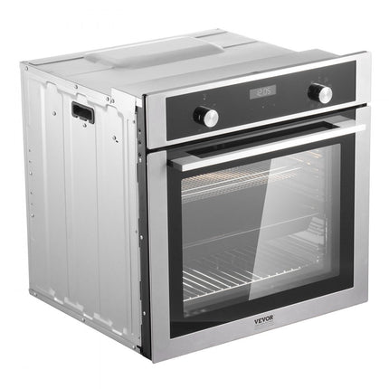 VEVOR Enkelwandige Oven Elektrische Inbouwwandoven 9 Functies 3550W 76L