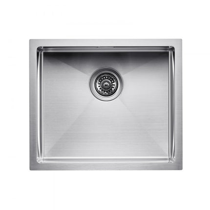 VEVOR keukenspoelbak enkele bak inbouwspoelbak RVS 50x43x19cm spoelbak