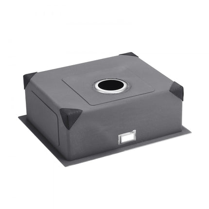 VEVOR keukenspoelbak enkele bak inbouwspoelbak RVS 50x43x19cm spoelbak